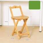 Silla De Bar De Bambú (Para Mesa 70-75 Cm Alto)28X27X67Cm