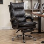 Silla De Oficina Cuero Sintetico Negro YT-515