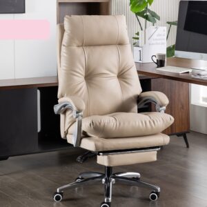 Silla Ejecutiva Cuerina Reposapies Gris YT-518
