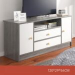 Mueble para TV Melamina 140*29*54cm Gris