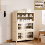 ZAPATERO DE BAMBU BEIGE 7 NIVELES 80X32X106CM