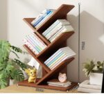 Organizador de Escritorio con Forma de Árbol - Bambú - 55x18 cm - 5 niveles, color té