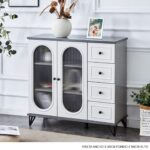 Mueble de cocina Melamina 2 puertas 4 gavetas JS-1255