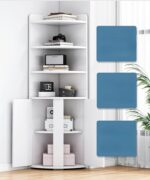 Gabinete De Esquina Melamina Gran Capacidad Blanco - Image 2