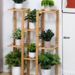 Macetero de bambú 60×23×85cm modular Natural