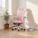 Silla de oficina malla a rosa YT-815