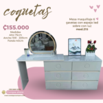 Mesa de Maquillaje Melamina 215