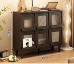 Aparador Melamina 90*30*88cm Negro