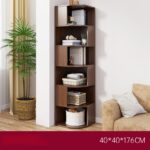 Gabinete de Rejillas Multicapa Melamina 40*40*176cm Madera