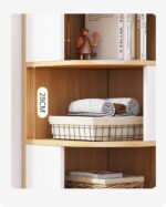 Gabinete de Rejillas Multicapa Melamina 40*40*176cm Madera - Image 2
