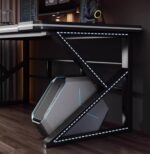 Escritorio para Gaming Metal/Melamina 120*60*75cm Negro - Image 3