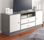 Mueble para TV Melamina 140*29*54cm Gris